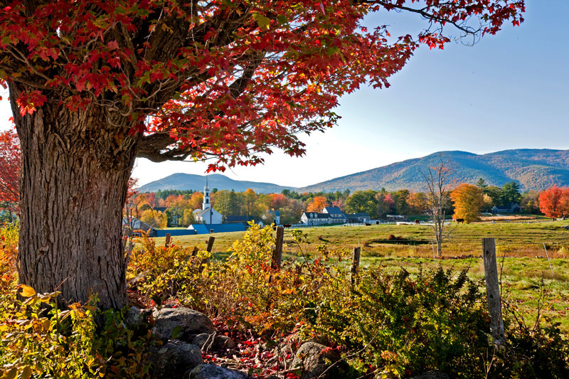 New England landscape