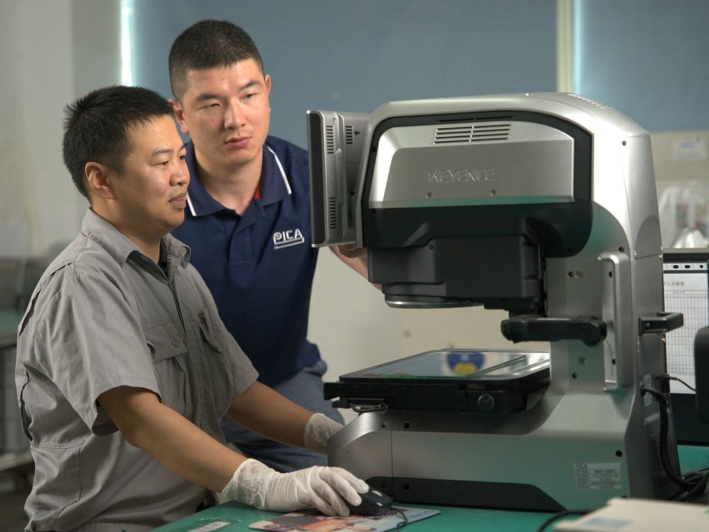 PICA Manufacturing Solutions thermal management solutions, showcasing the integration of thermal vias for effective heat transfer and dissipation across multiple layers of printed circuit boards