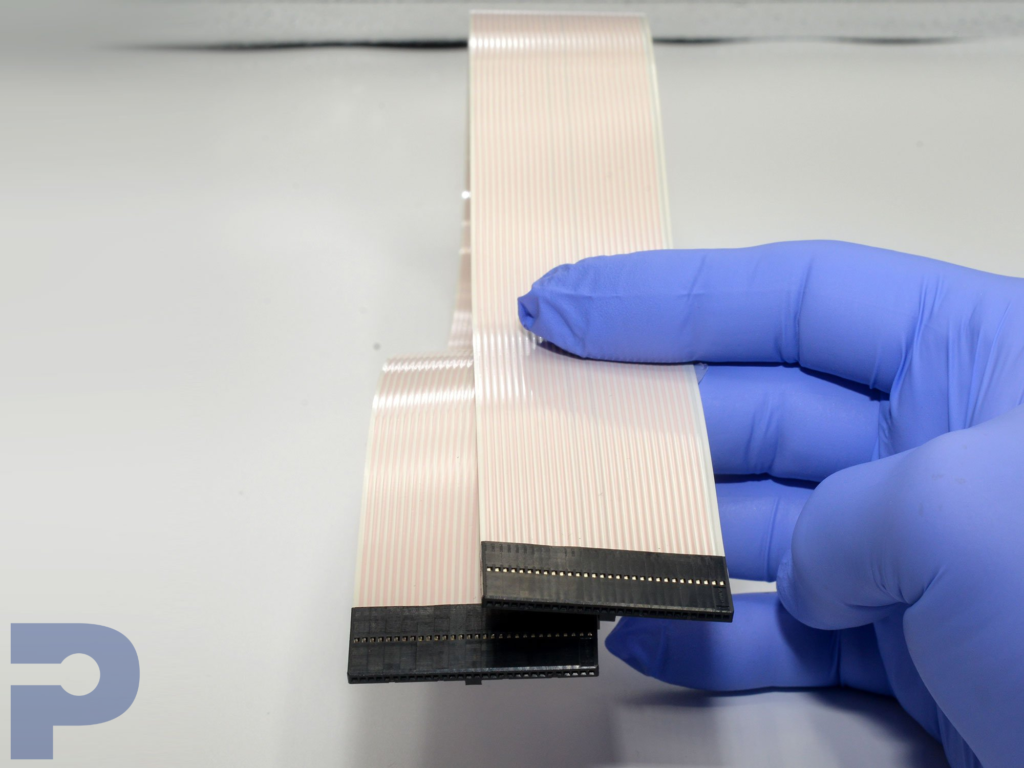 PICA Manufacturing Solutions flat flexible cable (FFC), providing space-saving and flexible solutions for internal connections in consumer electronics and industrial machinery.