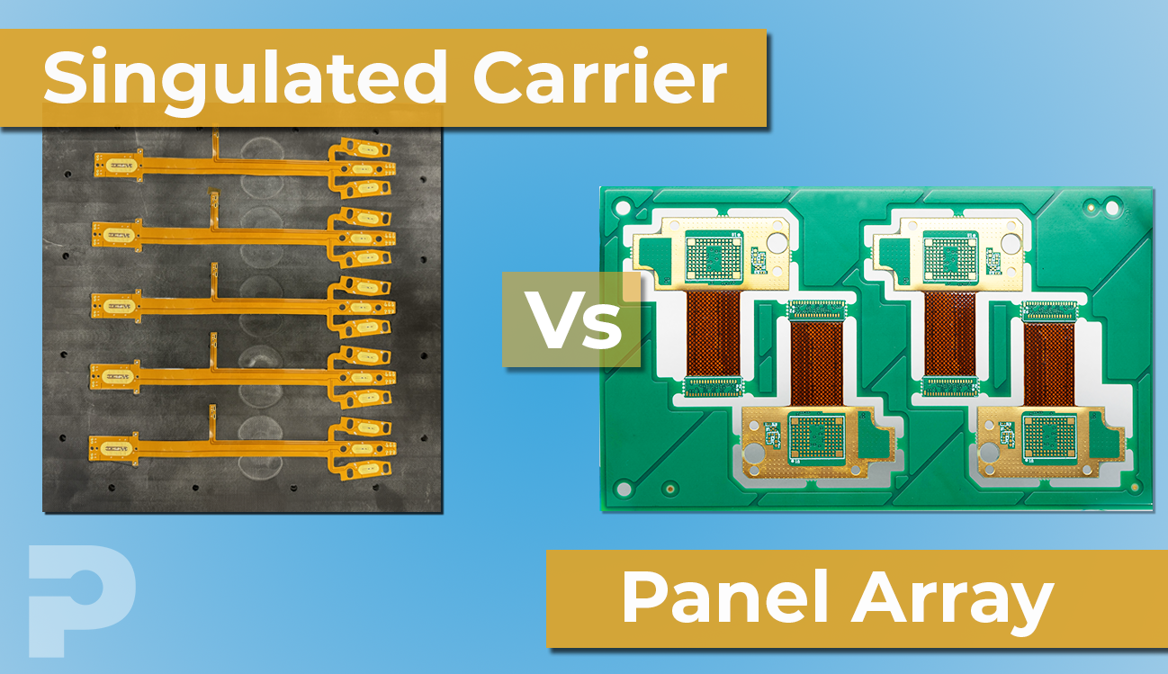 Images of a Singulated Carrier and Panel Array