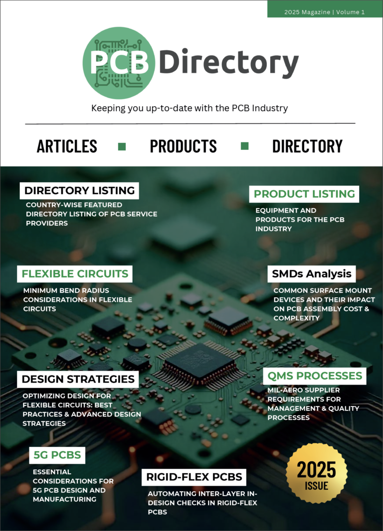 PCB Directory Magazine Cover March 2025