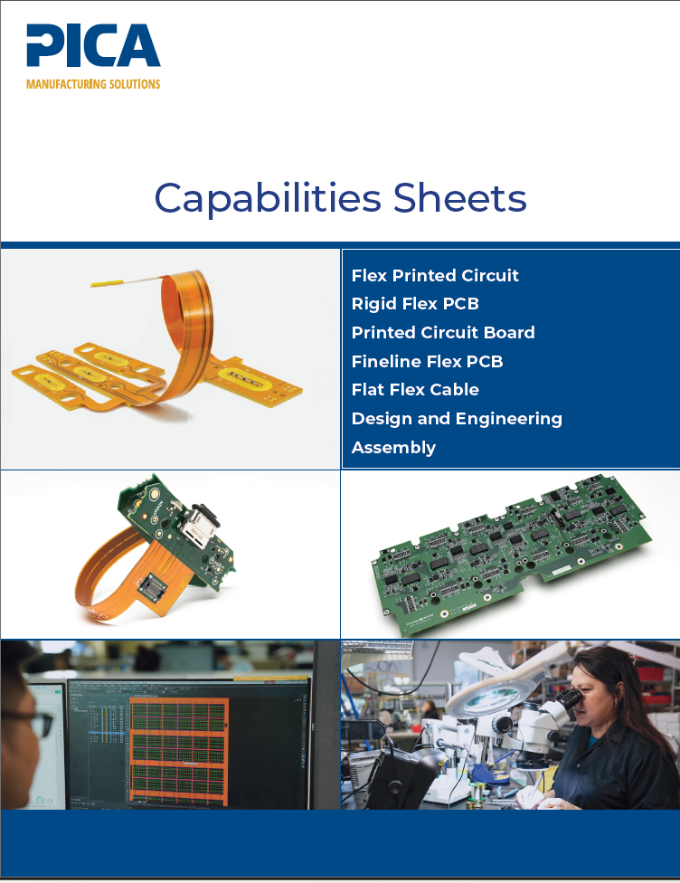 PICA Manufacturing 2025 Capabilities Book Cover