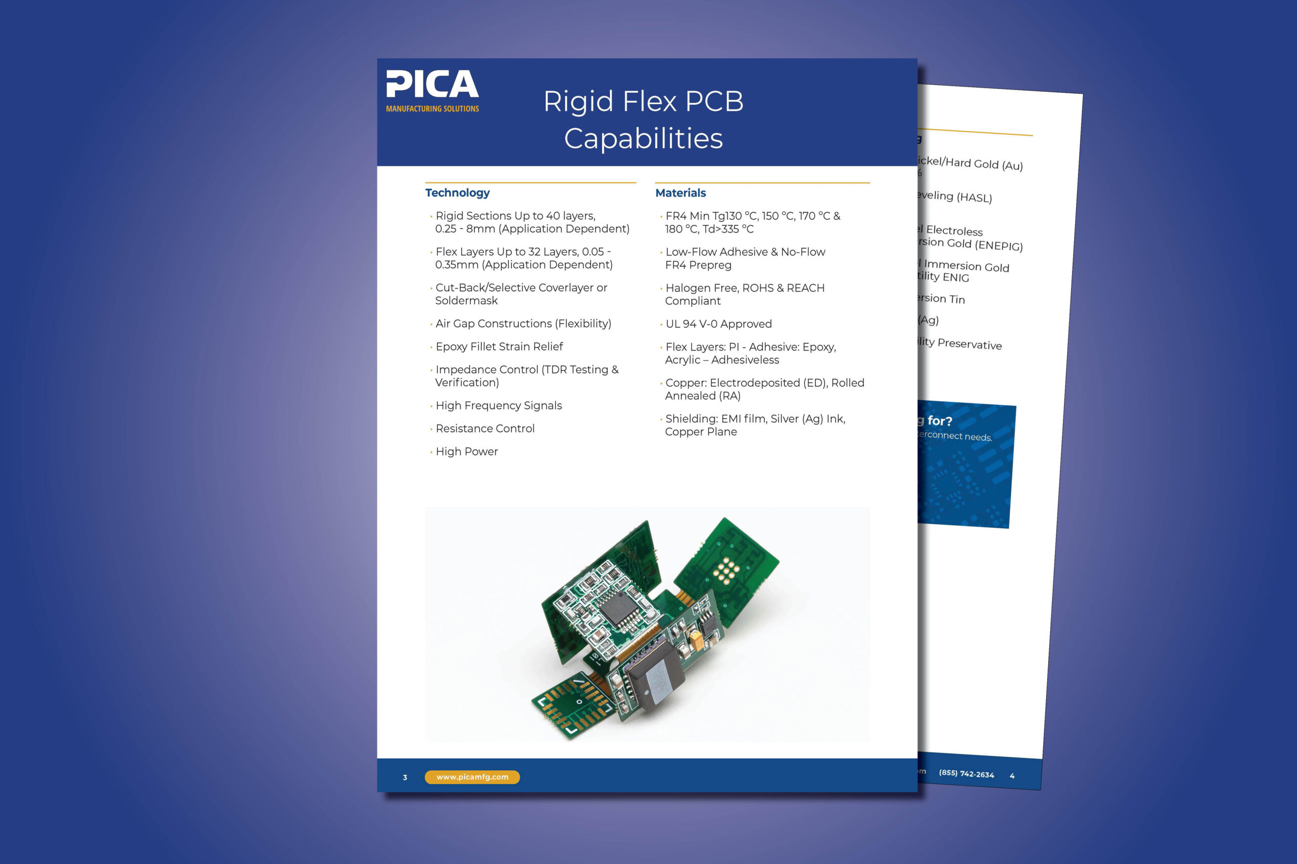 PICA rigid-flex PCB capabilities guide preview