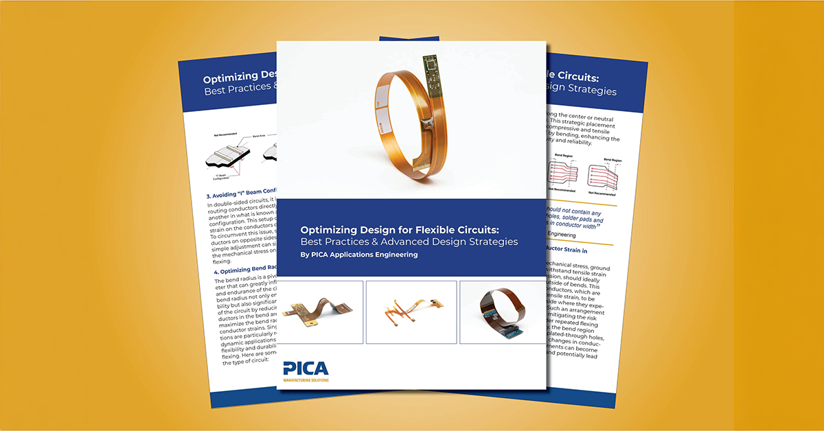PICA Manufacturing Solutions White Paper cover Optimizing Flex Circuitry