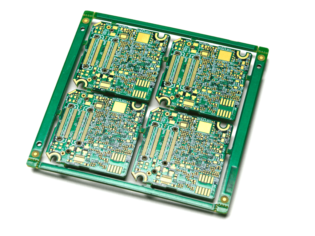 Printed Circuit Boards in an array