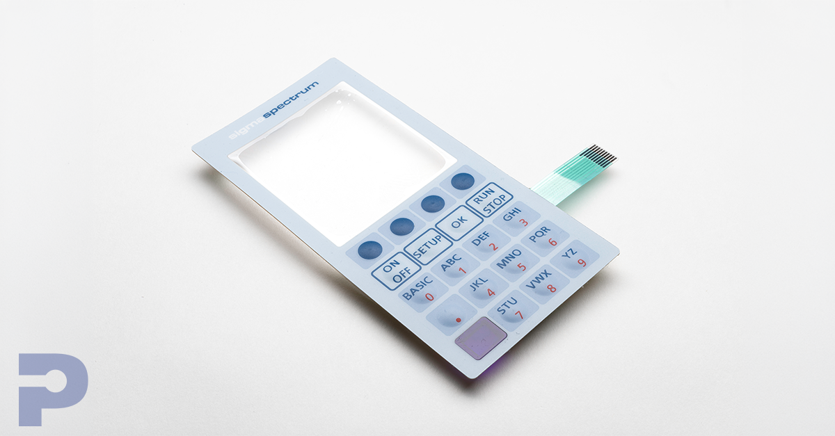Membrane switch screen for a medical device