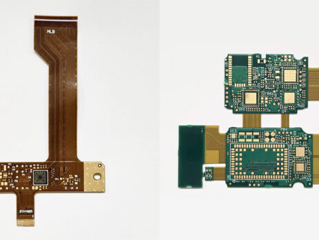Flexible and rigid-flex printed circuit boards used in advanced electronics manufacturing.