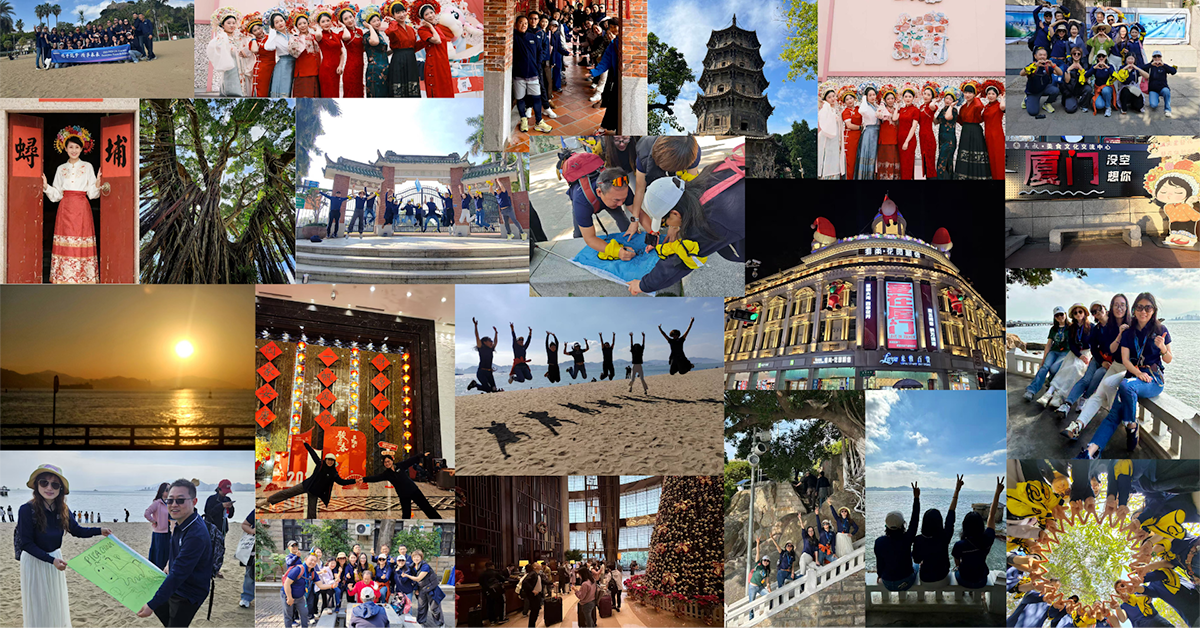 PICA China Team Building Collage