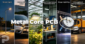 Metal core PCB applications in street lighting, automotive lamps, plant grow lights, new energy vehicle electronics, stage lighting, and industrial equipment