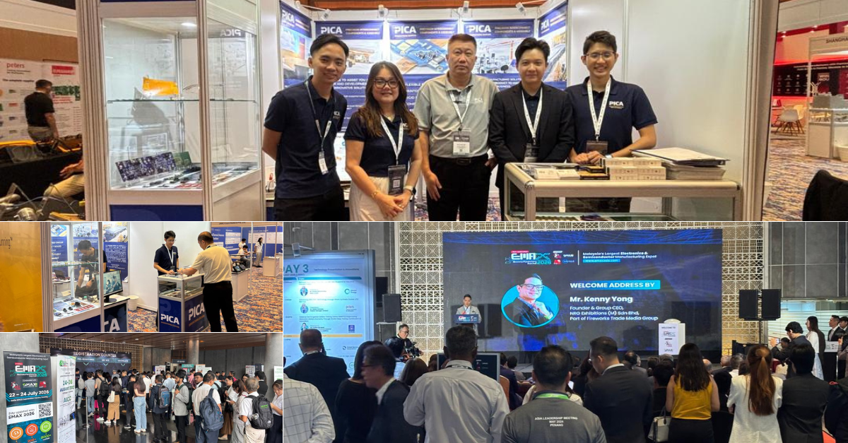 PICA Manufacturing Solutions at EMAX 2026 collage